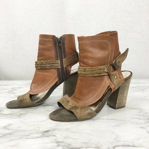 DIBA TRUE Leather Gladiator Style Heels Size 8